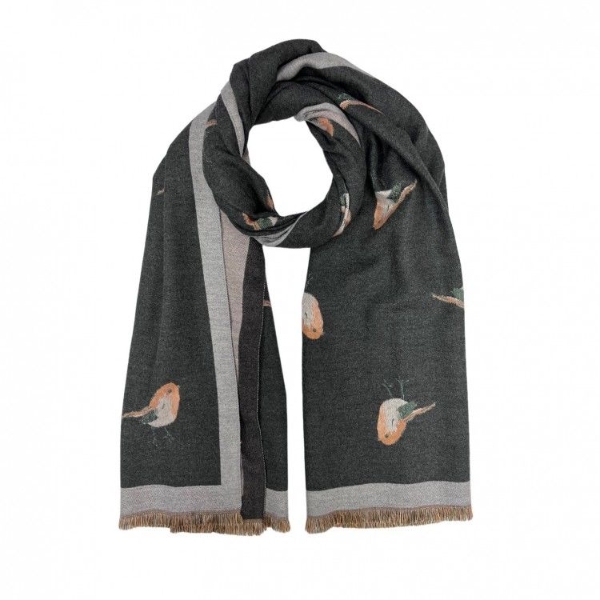 cashmere-mix-2tone-robin-print-reversible-scarf-dark-grey