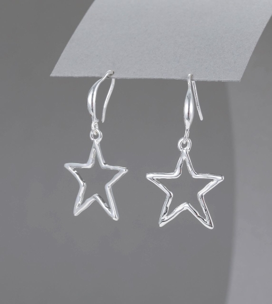 hollow-star-drop-earrings-silver