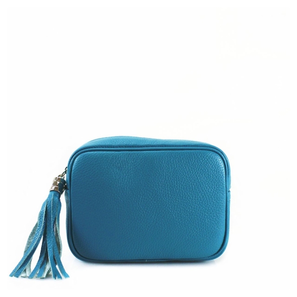 italian-leather-camera-crossbody-bag-with-tassel-silver-finish-turquoise