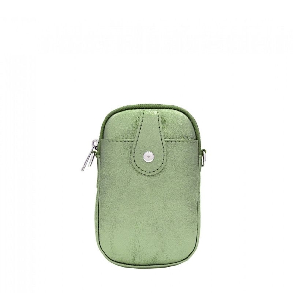 italian-leather-front-pocket-phone-pouchcrossbody-bag-metallic-olive-green