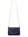 italian-leather-oblong-clutchcrossbody-bag-with-chain-strap-navy