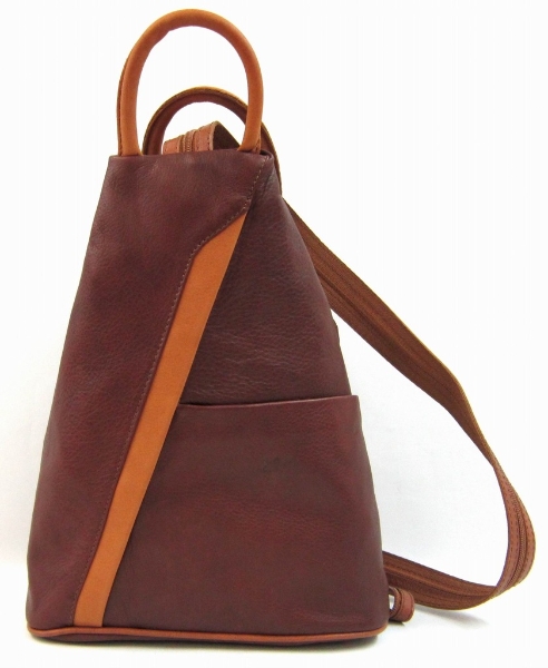 italian-smooth-leather-pyramid-zipped-backpack-dark-tan-light-tan