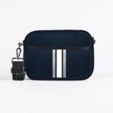 Jasmin Navy With Stripes Camera Bag (2 Straps)