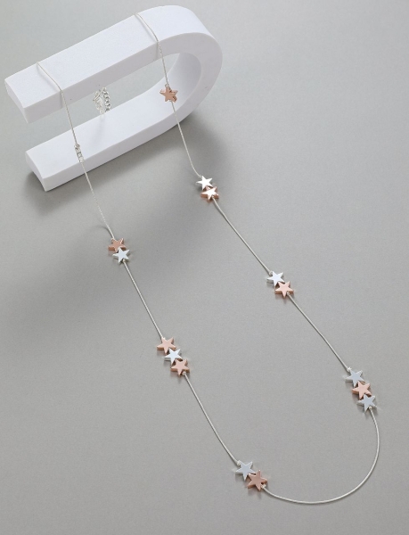 mini-stars-long-necklace-silver