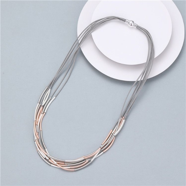 multitiered-curved-discs-on-corded-magnetic-necklace-silver-rosegold