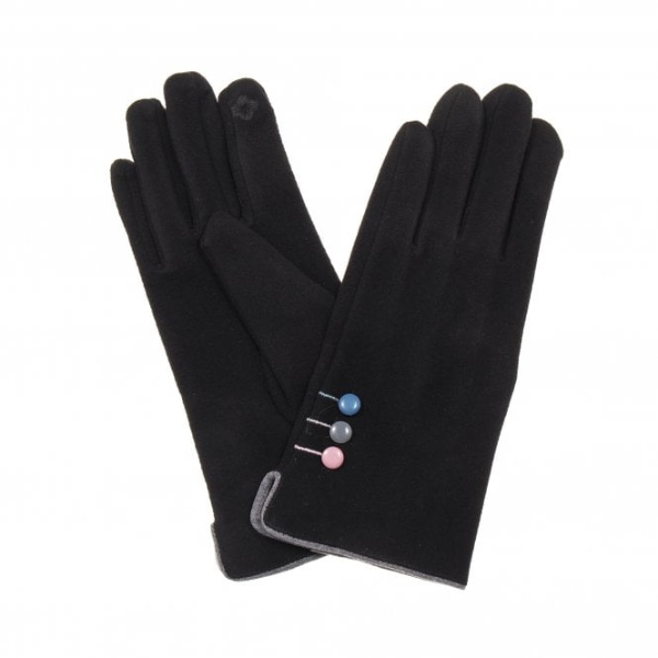 plain-gloves-with-3coloured-button-detail-black