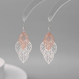 4-Leaf Dangling Drop Earrings
