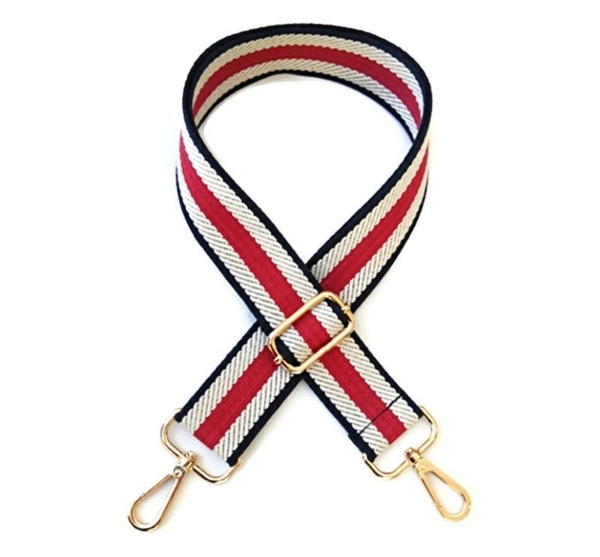 canvas-black-cream-red-striped-slim-bag-strap-gold-finish
