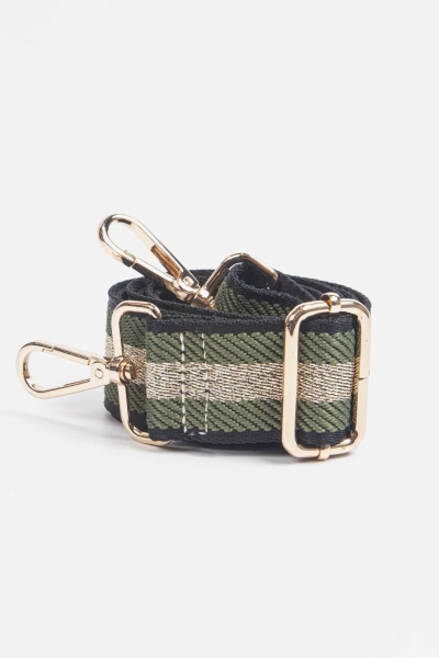 canvas-olive-green-gold-striped-slim-bag-strap-gold-finish