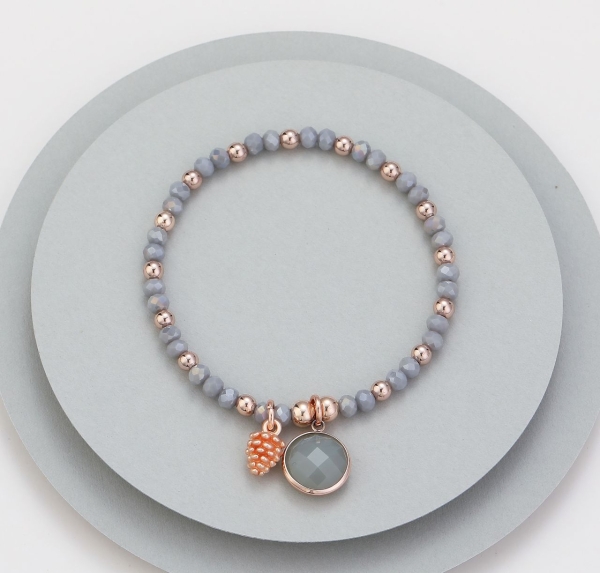 grey-beaded-stretchy-bracelet-with-acorndisc-charm