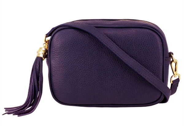 italian-leather-camera-crossbody-bag-with-tassel-gold-finish-dark-purple