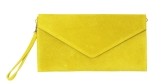 Italian  Suede Envelope Clutch 