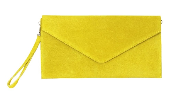 italian-suede-envelope-clutch-yellow