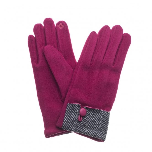 plain-gloves-with-herringbone-cuff-detail