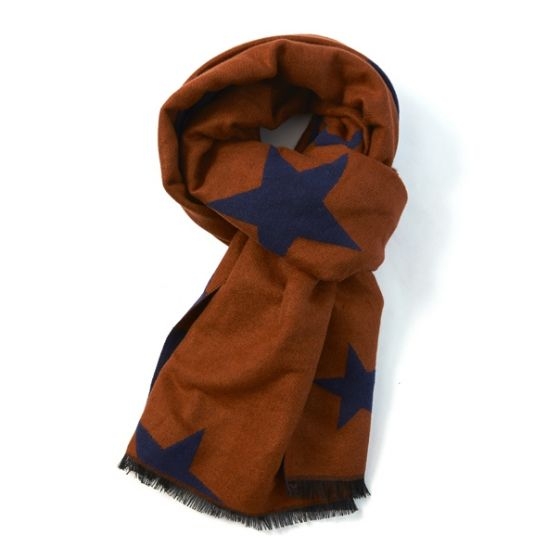star-reversible-scarf-burnt-orange